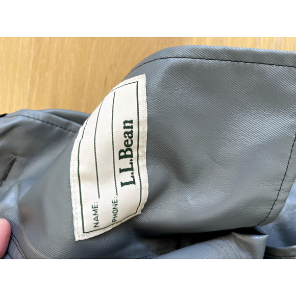 L.L.Bean kids snow pants shell black sz 14 TEK gator & zipper at hem unisex - Picture 10 of 11